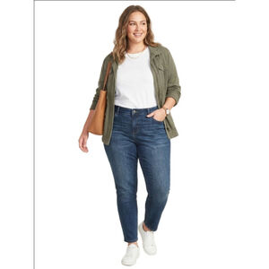 Women's Lincoln Outfitters Blue Ankle Cropped Jeans Plus Size 16